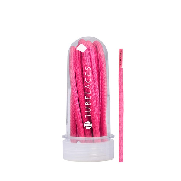 MasterDis "White Rope Solid Laces (130cm)" - Pink