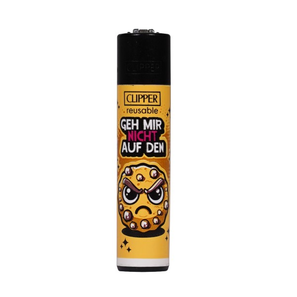 Clipper Feuerzeug "Geh mir nicht auf den Keks"
