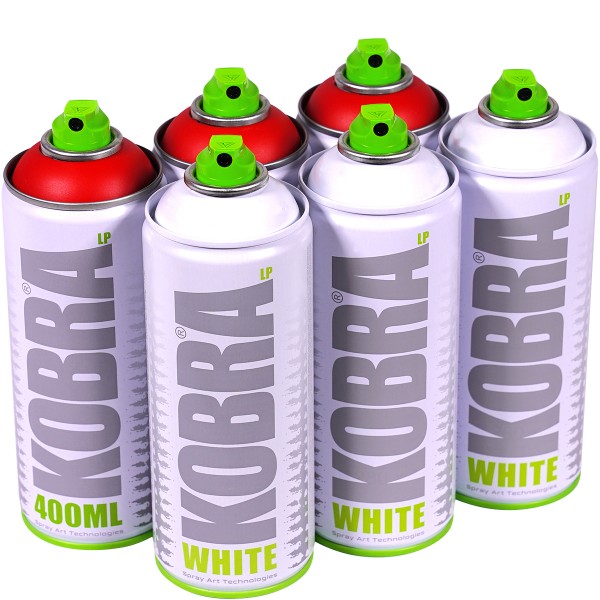 Kobra "New LP Sixpack White + Ginger 304" (6x400ml)