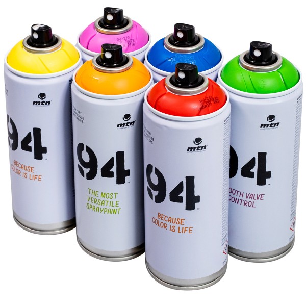 MTN 94 "Multi Color Sixpack - Rainbow Tones" (6x400ml)