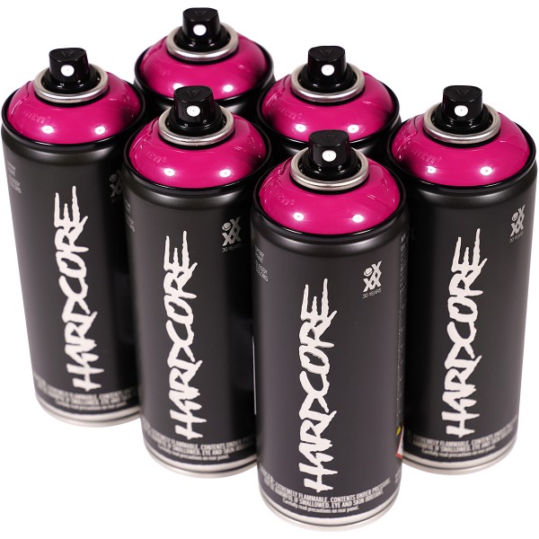 MTN Hardcore 2 "One Color Sixpack - Pure Purple RV-350" (6x400ml)