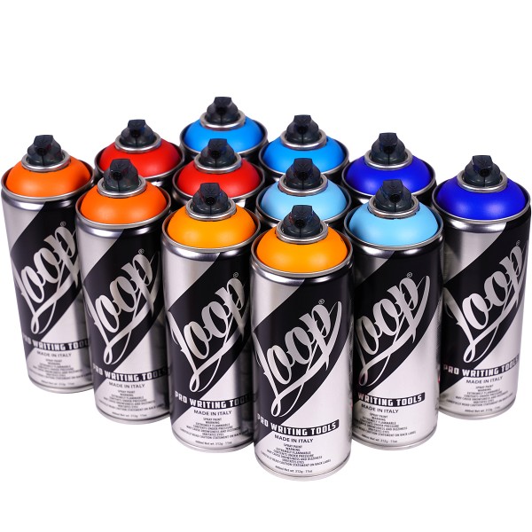 Loop "12er Paint Box - Warm & Cold Tones" (12x400ml)