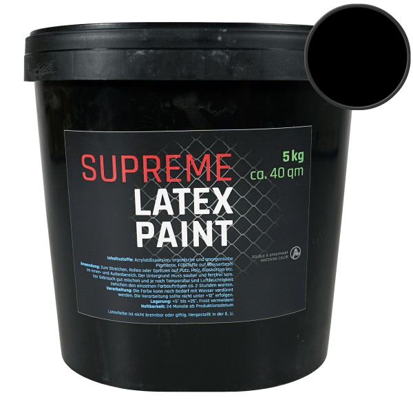 Supreme "Latex Paint" 5kg Black
