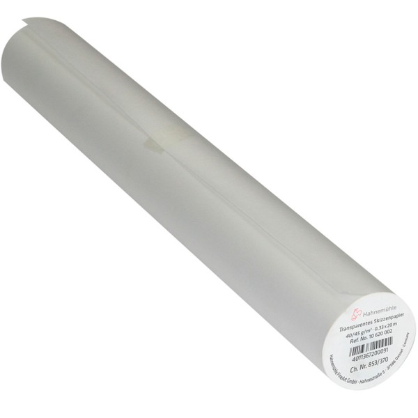 Hahnemühle "Skizzenpapierrolle" Transparent 45g/m²