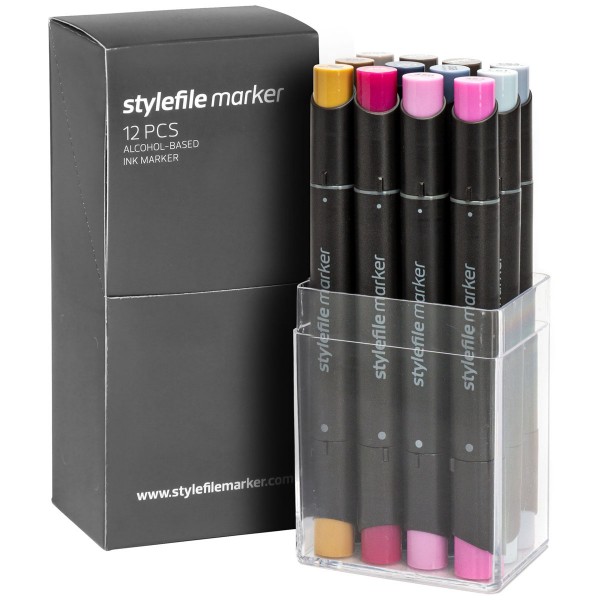 Stylefile Twin Marker "12er Set" Multi 47