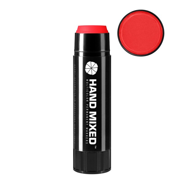 Hand Mixed "Pocket" Solid Marker - Red