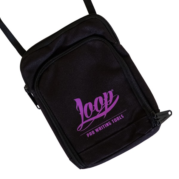 Loop "Shoulder Bag" Umhängetasche - Black/Violet