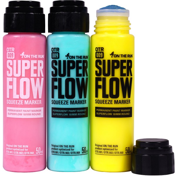 OTR.009 "Super Flow Squeeze 3er Set - Fresh Candy Tones" (3x50ml)