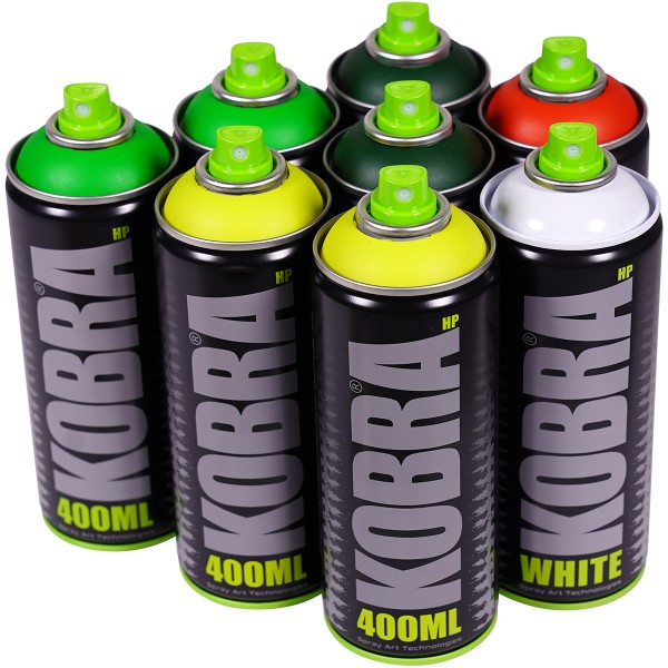 Kobra "New HP 8er Set - Burning Jungle Tones" (8x400ml)