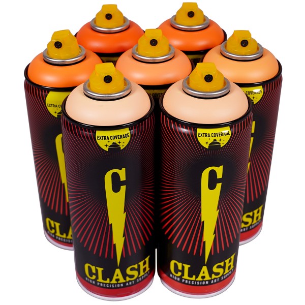 Clash "Color Serie 27" Orange Tones (7x400ml)