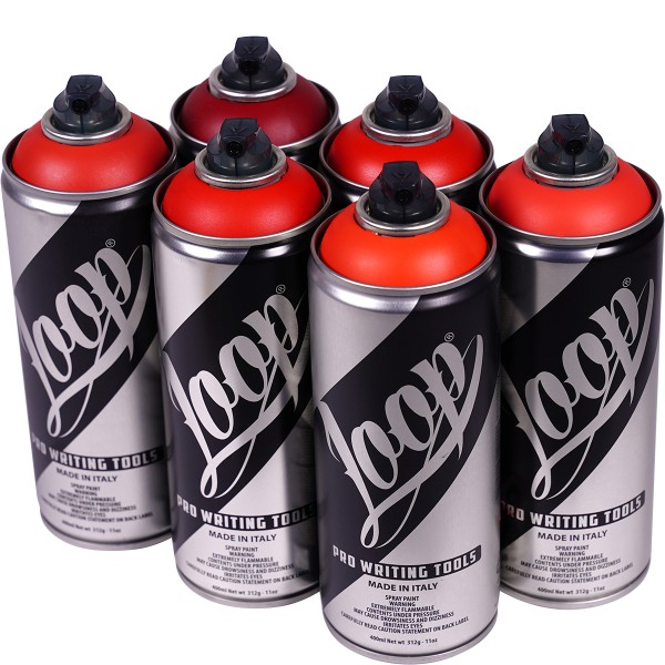 Loop "Multi Color Sixpack - Red Tones" (6x400ml)