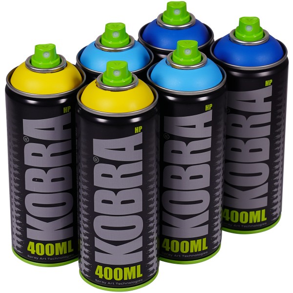 Kobra "New HP Sixpack Sunny Sea Tones" (6x400ml)