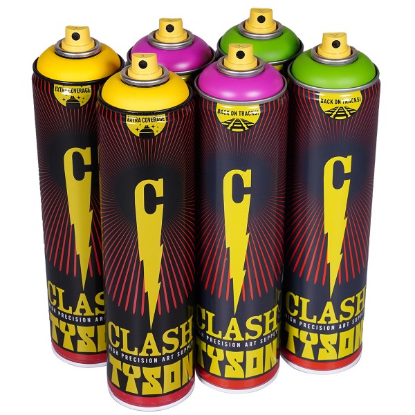 Clash Paint "Tyson Sixpack - Sweet N´ Sour Colors" (6x600ml)