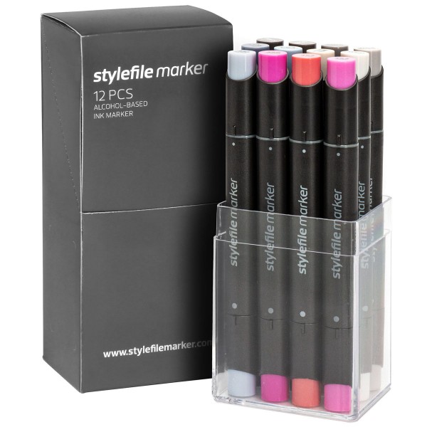 Stylefile Twin Marker "12er Set" Multi 49