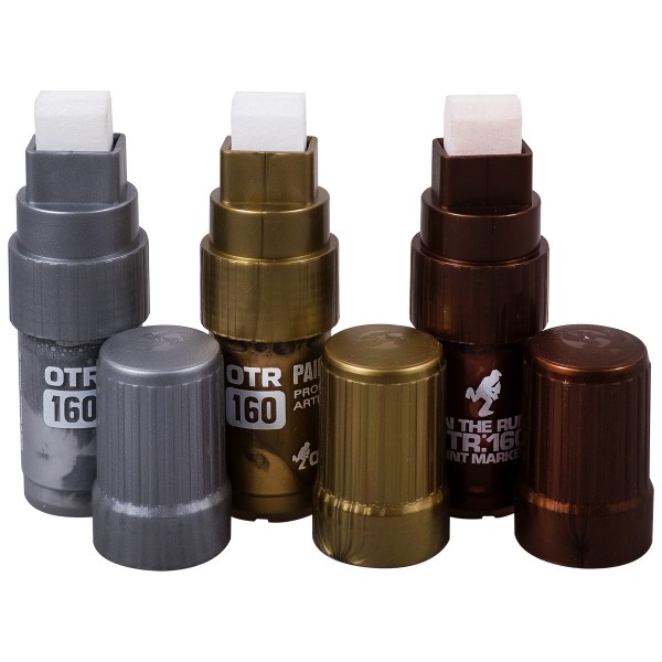 OTR.160 "High Permanent Metallic Paint Marker 3er Set" (15mm)