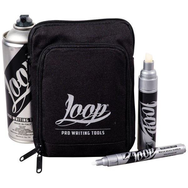 Loop "Shoulder Bag Geschenk Set - Silver"