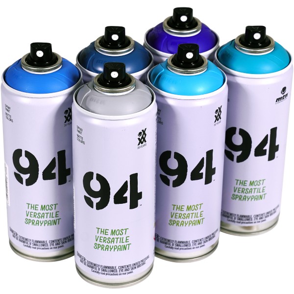 MTN 94 "Multi Color Sixpack - Rain Water Tones" (6x400ml)