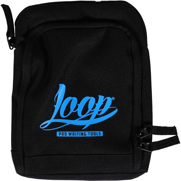 Loop "Shoulder Bag" Umhängetasche - Black/Light Blue