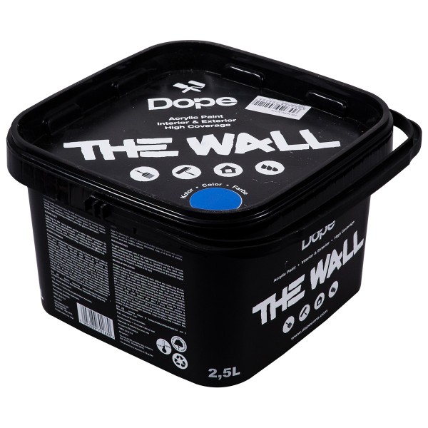 Dope Acryl Premium Wandfarbe "The Wall 2,5L" Blue
