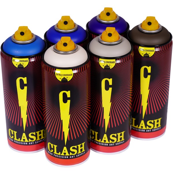 Clash "Paint Multi Color Sixpack Alpin Tones" (6x400ml)