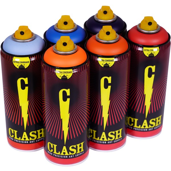 Clash "Paint Multi Color Sixpack Sea Battle Tones" (6x400ml)