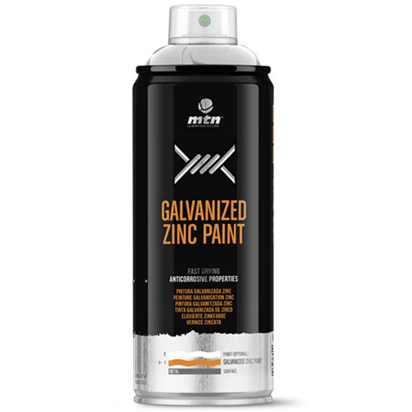 MTN Pro "Galvanized Zinc Paint" Zinkspray (400ml)