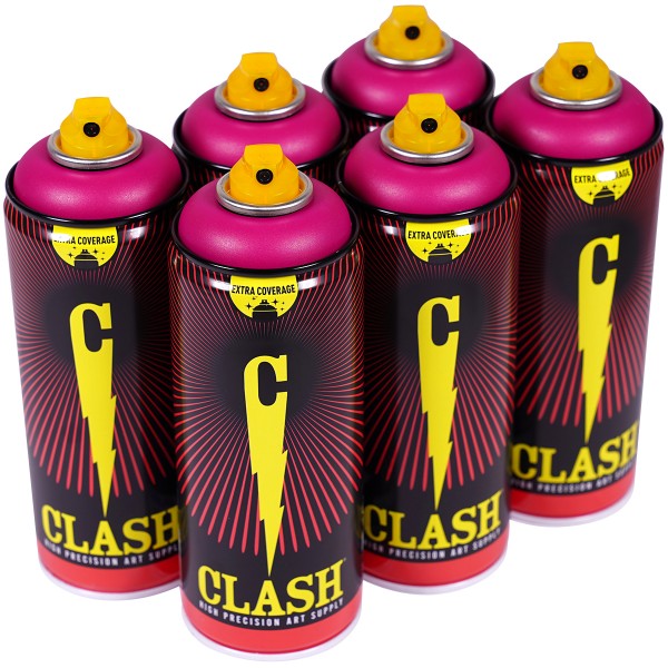 Clash "Paint One Color Sixpack Cardinal 39-7" (6x400ml)