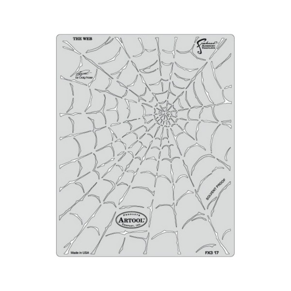 Artool Schablone "The Web FX3" von Craig Fraser