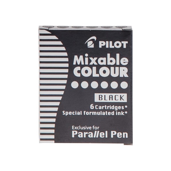 Pilot "Parallel Pen" Ersatzpartonen 6 Stk. - Black