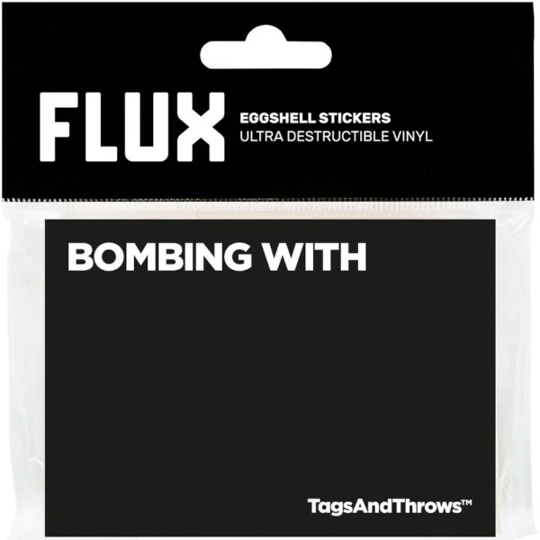 Flux x TagsAndThrows "Bombing With" 50 Stk. (7,4x10,5cm)