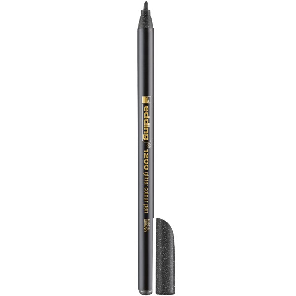 Edding "1200" Glitter Marker Black (1-3mm)