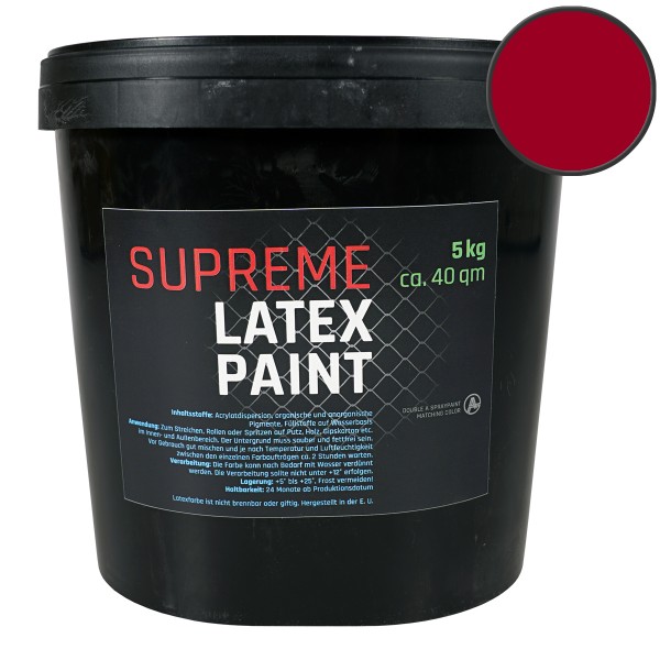 Supreme "Latex Paint" 5kg Underground Red