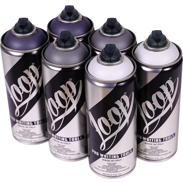 Loop "Multi Color Sixpack - Grey Tones" (6x400ml)