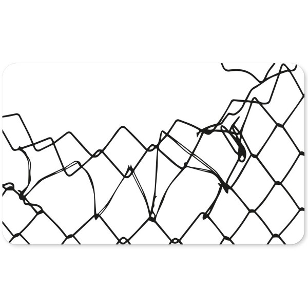 Mr. Eggshell Sticker "Fence White" 50 Stk. (6x10cm)