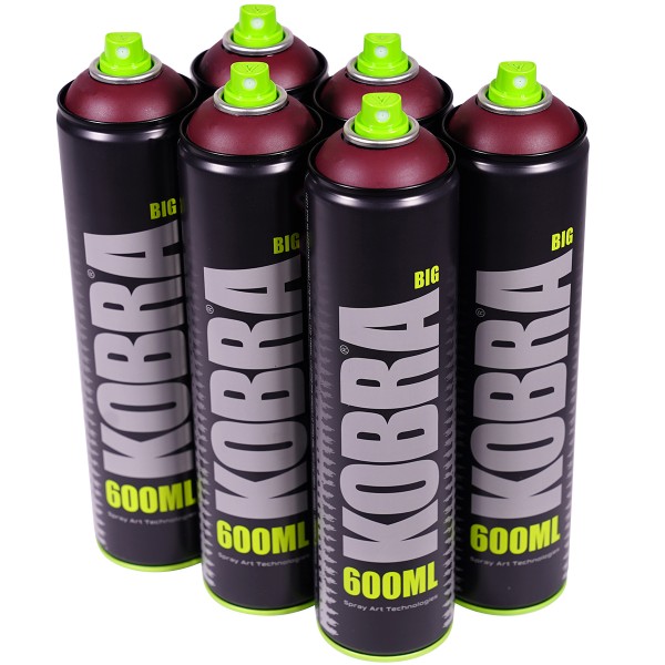 Kobra Big "One Color Sixpack Big Red Wine 370" (6x600ml)