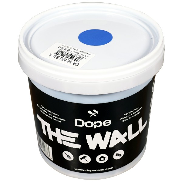Dope Acryl Premium Wandfarbe "The Wall 1L" Blue