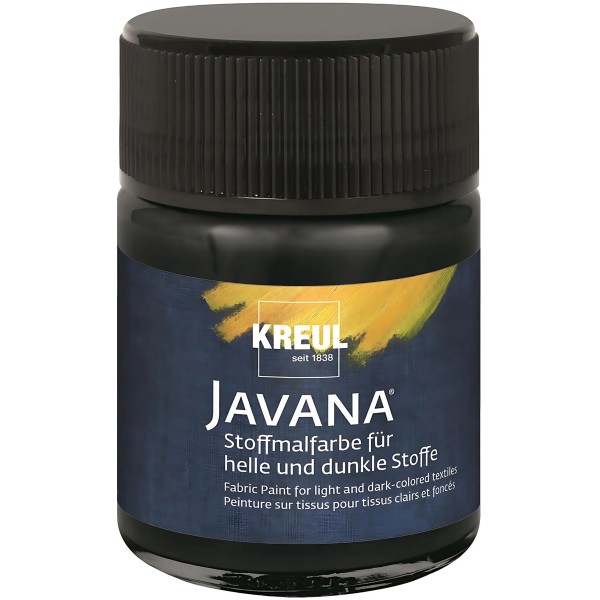 Kreul "Javana" Textilfarbe (50ml) Black