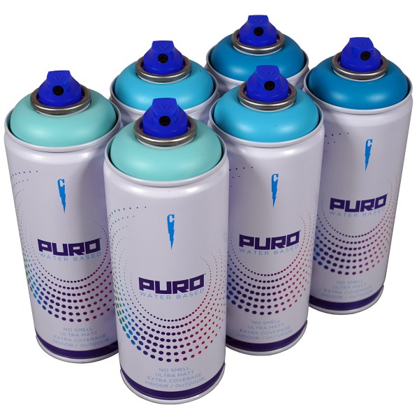 Clash "Puro" Water Based - Caribbean Tones (6x400ml)