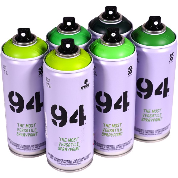 MTN 94 "Multi Color Sixpack - Evergreen Tones" (6x400ml)