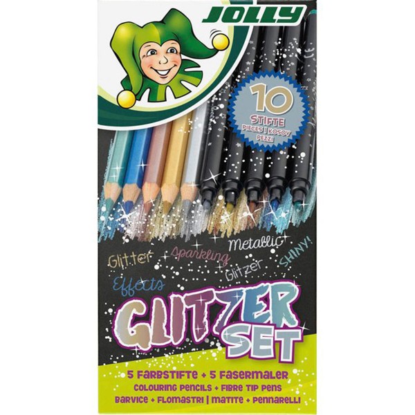 Jolly "Glitzerset" 10er Metallic Set