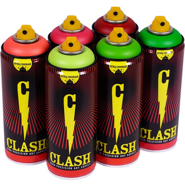 Clash "Paint Multi Color Sixpack Lefty Tones" (6x400ml)