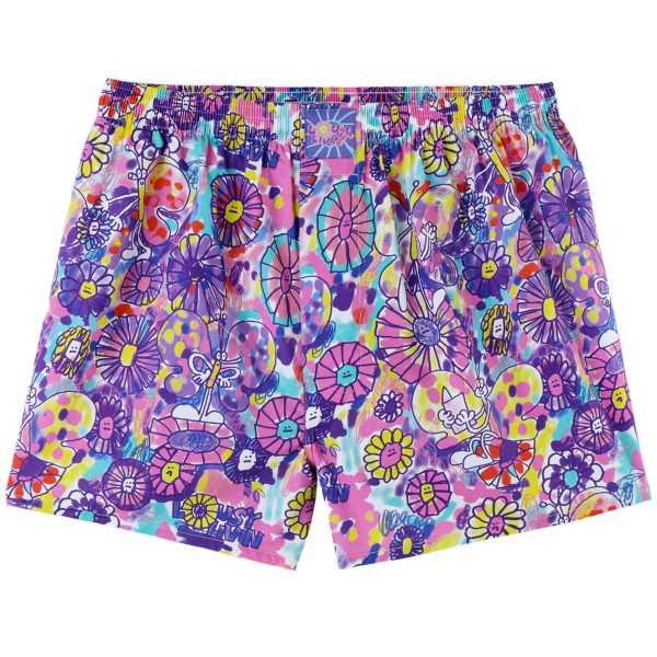 Lousy Livin Boxershorts "Flowers" Blue Iris