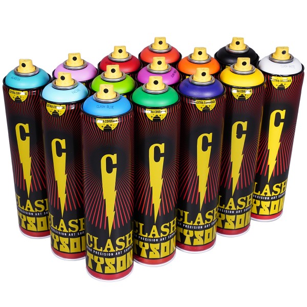 Clash "Paint Tyson Colorsplash Box"(14x600ml)