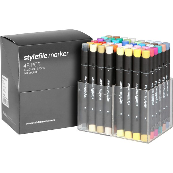 Stylefile Twin Marker "48er Set - Extended"