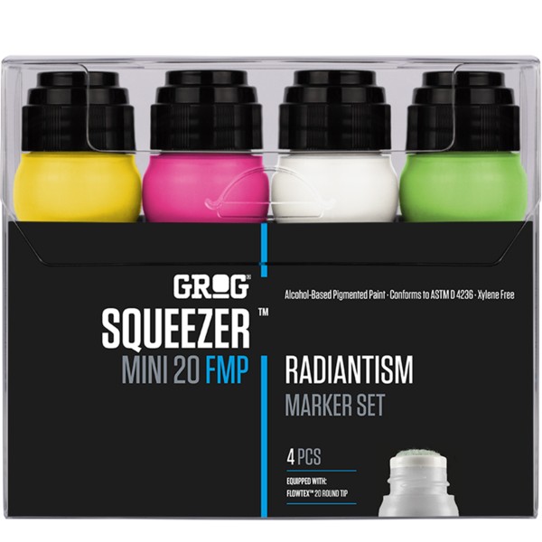 Grog "Squeezer Mini 20 FMP Marker Radiantism 4er Set" (20mm)