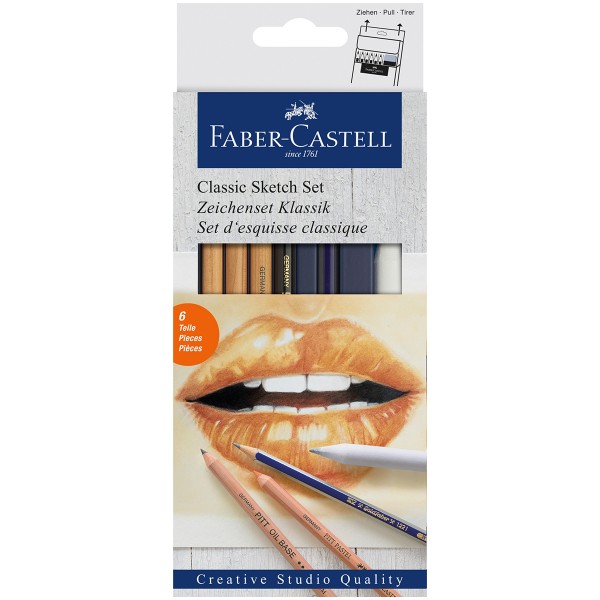 Faber-Castell "Classic Sketch Set" 6er Set