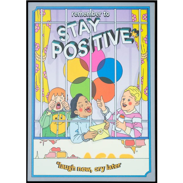 Studio Vierkant "Laugh Now, Cry Later" A4 Offsetdruck (210x297mm)