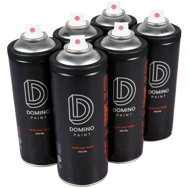 Domino "Smart Paint" Sixpack Black (6x400ml)