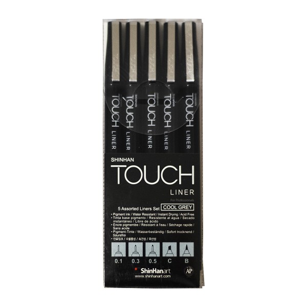 Touch "Liner 5er Complete Set" Cool Grey