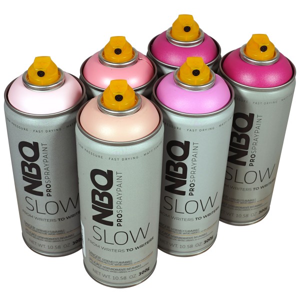 NBQ "New Slow" Sixpack Candy Pink (6x400ml)